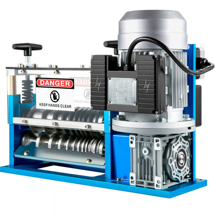 VEVOR Elektrische Draadstripmachine Blauw Elektrische Stripmachine Stripper 1,5-38 mm Automatische Elektrische Draadstripmachine Gemaakt van Aluminium