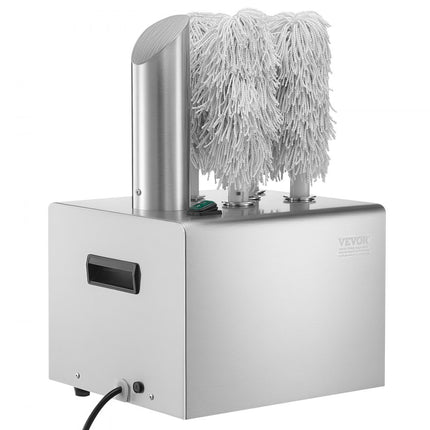 VEVOR glaspolijstmachine catering 5 polijstkoppen 330 glazen/u 1320 W