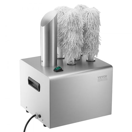 VEVOR glaspolijstmachine catering 5 polijstkoppen 330 glazen/u 1320 W