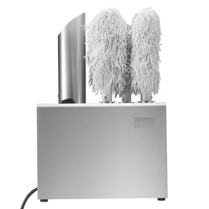 VEVOR glaspolijstmachine catering 5 polijstkoppen 330 glazen/u 1320 W