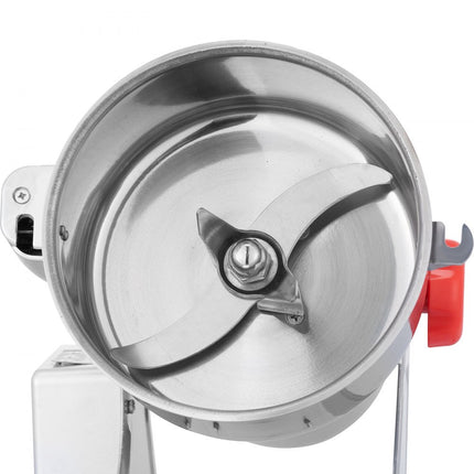 VEVOR Draagbare Graanmolen 1000g Grinder 3750W multifunctionele keukenmolen roestvrijstalen molen poedermachine timing droge molen