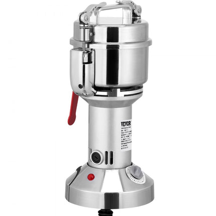 VEVOR Grinder Elektrische Graanmolen 150g Slijpmachine 1050W Multifunctionele Keukenmolen Meelpoeder Machine Timing Droge Molen voor