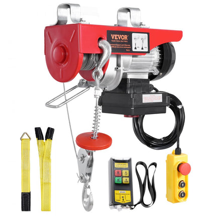 VEVOR Elektrische Kabeltakel Kabelliertakel Draadloze Afstandsbediening 200kg