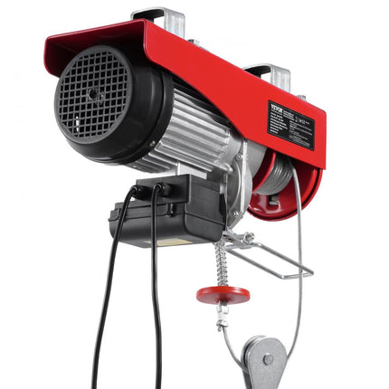 VEVOR Elektrische Kabeltakel Kabelliertakel met Afstandsbediening 1200kg