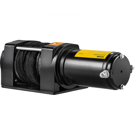 VEVOR Elektrische Lier 4.500LBS Utv Lier Kabel Lier 12V Dc met Synthetisch Touw Van 12,5M Power Winch met Draadloze Afstandsbediening Truck Lier