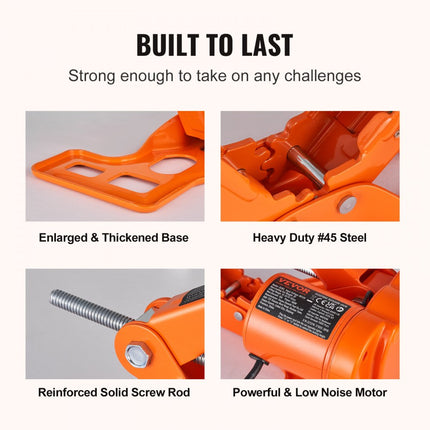 VEVOR schaarkrik autokrik 3t schaarkrik handslinger 420mm