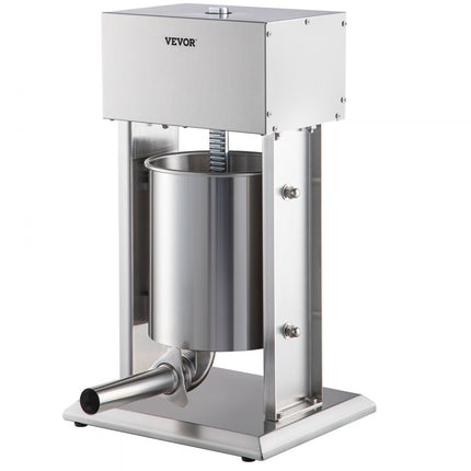 VEVOR Worstvuller Worstmachine Worstvuller 10L Elektrisch RVS