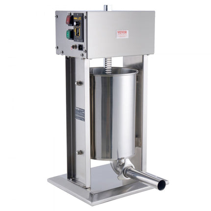 VEVOR Elektrische Worstvuller 12L Verticale Vleesvuller Roestvrij Staal Restaurant