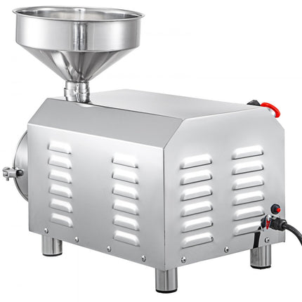 VEVOR Automatische Grain Grinder Molen 2200W, Graanmolen Grinder Roestvrij Staal Motorsnelheid 1500 r/min, Electric Snelle Grain Grinder Mill Poeder Machine Commercial Granen Korenmolen 30-50 KG/H