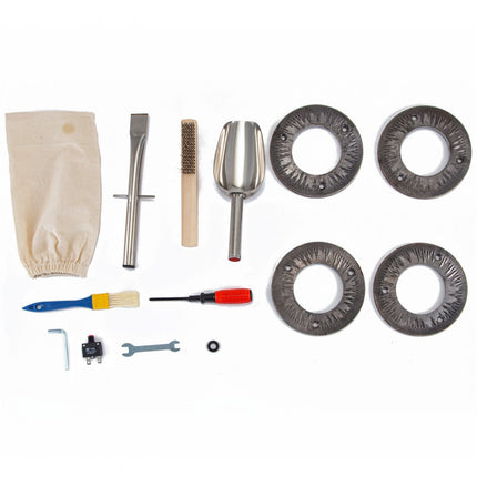 VEVOR Automatische Grain Grinder Molen 2200W, Graanmolen Grinder Roestvrij Staal Motorsnelheid 1500 r/min, Electric Snelle Grain Grinder Mill Poeder Machine Commercial Granen Korenmolen 30-50 KG/H