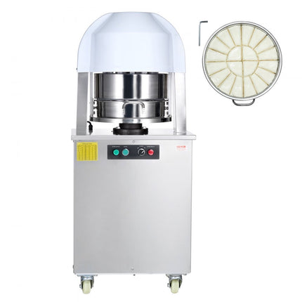 VEVOR elektrische deegverdeler 20 stuks deegsnijder broodbakmachine deegpers