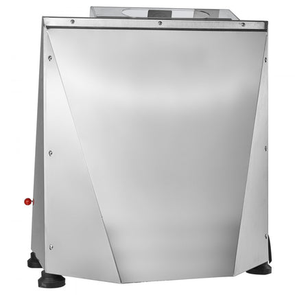 VEVOR Pizzadeegdeegpers 76,2 tot 381 mm, 1-5,5 mm dikte Making Machine voor het persen van pizza Handkeuken, 260 stks / uur elektrische pizzadeegpers, commerciële roestvrijstalen deegroller