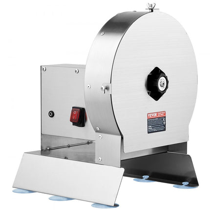 VEVOR Elektrische Groentesnijder 0-12mm Dikte Verstelbare Commerciële Snijmachine Handmatige Roestvrijstalen Voedselsnijder Snijmachine voor Aardappel Citroen Tomaat Appel