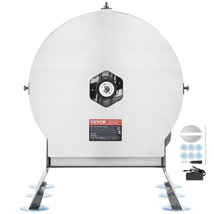 VEVOR Elektrische Groentesnijder 0-12mm Dikte Verstelbare Commerciële Snijmachine Handmatige Roestvrijstalen Voedselsnijder Snijmachine voor Aardappel Citroen Tomaat Appel