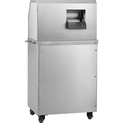 VEVOR elektrische suikerrietpers, 800 W suikerrietpers met 300 kg/u hoge prestaties, 3 roestvrijstalen rollen, 62 mm grote inlaat, inclusief schilblad Suikerrietpers Oprolbaar commercieel