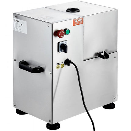 VEVOR elektrische suikerrietpers, 800 W suikerrietpers met 300 kg/u hoog vermogen, 4 roestvrijstalen rollen, 60,96 mm grote inlaat, inclusief schilblad Suikerrietpers Commercieel