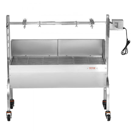 VEVOR lamsgrill speenvarkengrill spitbraadgrill 52W 90kg voorruit