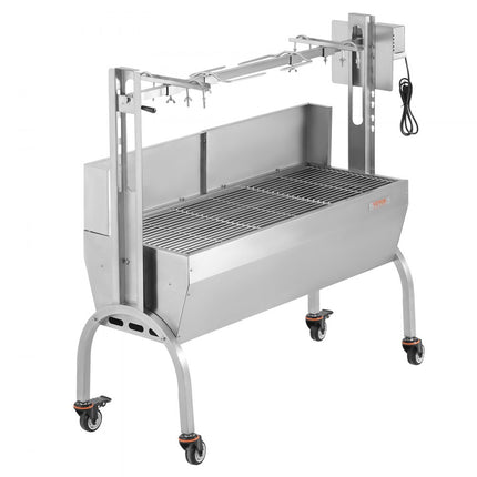 VEVOR lamsgrill speenvarkengrill spitbraadgrill 52W 90kg voorruit