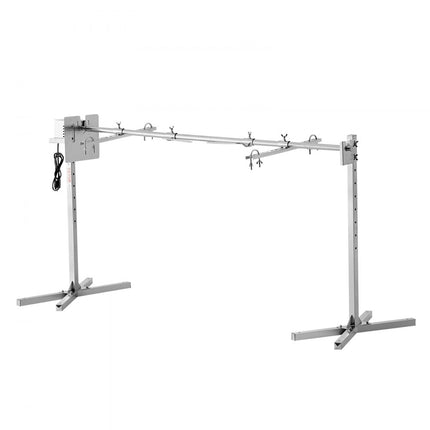 VEVOR lamsgrill speenvarkengrill aan het spit gebraadgrill 52W 60kg elektrisch 1445mm