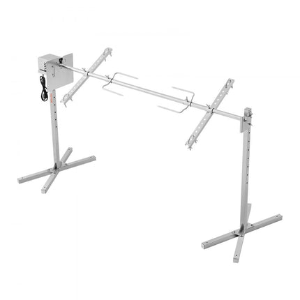 VEVOR lamsgrill speenvarkengrill aan het spit gebraadgrill 52W 60kg elektrisch 1445mm