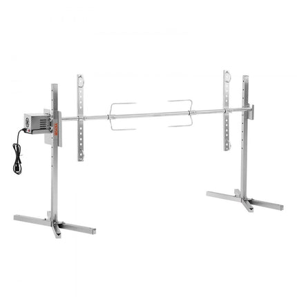 VEVOR lamsgrill speenvarkengrill aan het spit gebraadgrill 52W 60kg elektrisch 1445mm