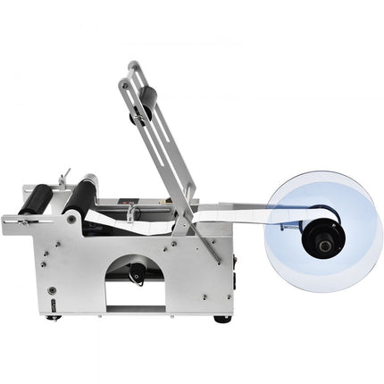 VEVOR Semi-automatische etiketteermachine 20-50 etiketten per minuut etiketteermachine etiketbreedtes van 13-150 mm, etiketlengtes van 25-300 mm prijskaartjes flessenetiketteermachine