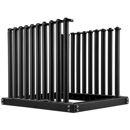 VEVOR voorruitdrager 9 vellen stalen voorruitwagendrager voorruitglasdrager 24" hoogte vrachtwagenvoorruitdrager met PVC-pad en schuimvulling