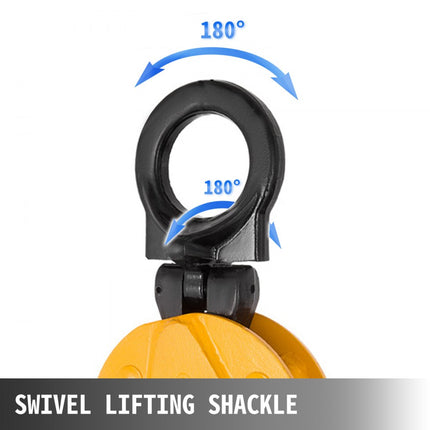 Industriële verticale plaat hijsklem staal 2204 lbs WLL