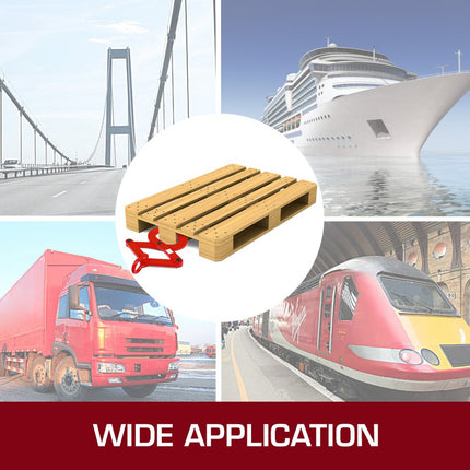 VEVOR pallettrekker, capaciteit 2 T, rode pallettrekker palletgrijper bekopening 16 cm bekhoogte 1,2 cm verstelbaar om het gebruik aan te passen