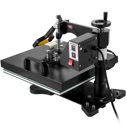 VEVOR Warmte Persmachine Transferpers Hittepers Warmtepersmachine 2 in 1 Sublimatie Machine 1500W Warmteoverdrachtsprinter met Lcd Digitaal Display