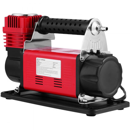 VEVOR hogedruk luchtpomp 12V, drietraps hogedrukpomp 150 PSI, watergekoelde handmatige luchtpomp 540W, hogedruk luchtpomp