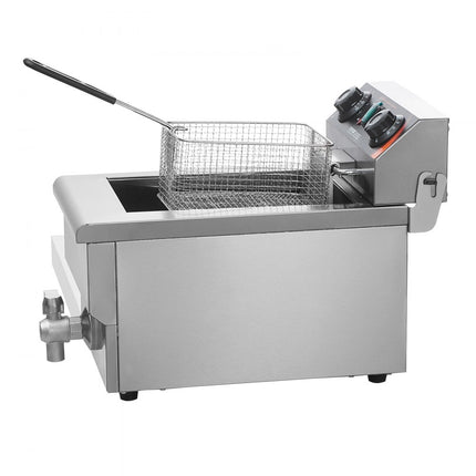 VEVOR Commerciële Elektrische Friteuse 3000W 9L RVS Upgrade 200°C