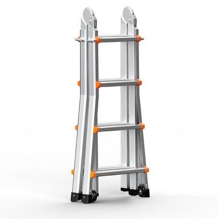 VEVOR telescopische ladder A-frame 15 FT verlenging multifunctioneel voor huiswerk