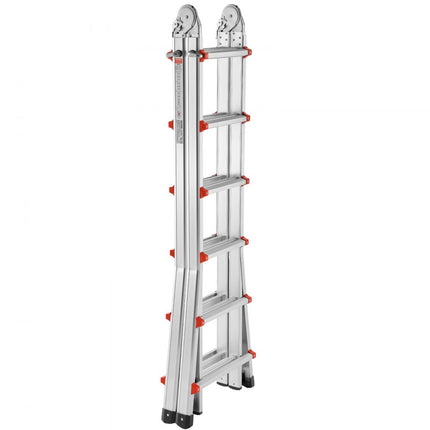 VEVOR telescopische ladder A-frame 20ft verlenging multifunctionele huiswerkladder