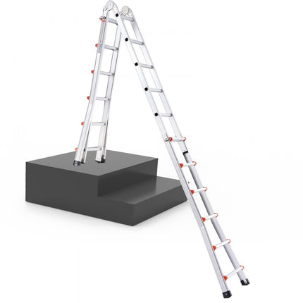 VEVOR telescopische ladder A-frame 20ft verlenging multifunctionele huiswerkladder
