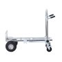 VEVOR 4-in-1 steekwagen opvouwbaar 363/454 kg laadvermogen transportwagen aluminiumlegering en koolstofstaal steekwagen Ë platformwagen voor laad- en transporttaken binnen en buiten