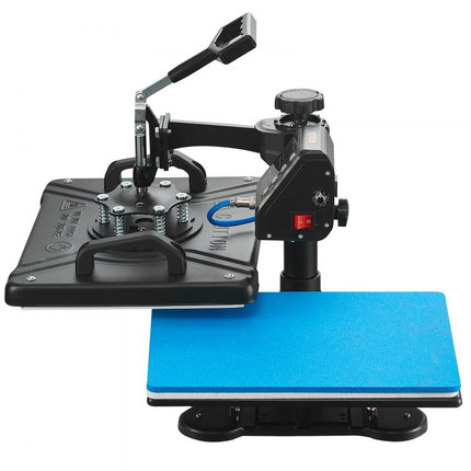 VEVOR Transferpers Hittepers 10 in 1 Warmte Persmachine 12 x 15 T-shirt Pers Zwart voor Pennen Mokken Caps