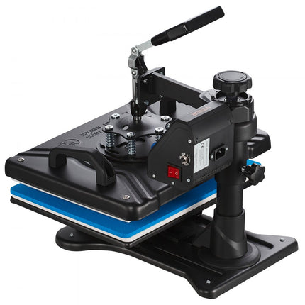 VEVOR Transferpers Hittepers 10 in 1 Warmte Persmachine 12 x 15 T-shirt Pers Zwart voor Pennen Mokken Caps