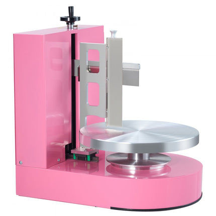 VEVOR taartdecoratiemachine taartcrème verdeelmachine 10,16-30,48cm roze