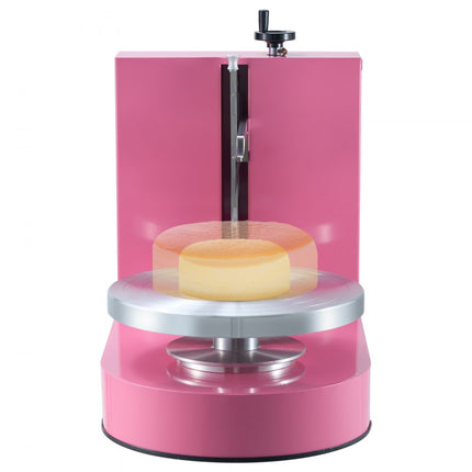 VEVOR taartdecoratiemachine taartcrème verdeelmachine 10,16-30,48cm roze