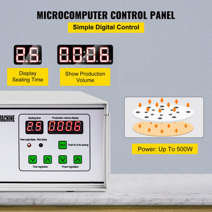 Maken-Nieuwste Model 20-100mm Inductie Heat Sealer Machine Voor Fles Deksel Cap Afdichting: