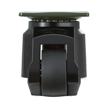 VEVOR set van 4 zwenkwielen φ63,5 mm meubelwielen 360 graden draaibare transportwielen 1 ton draagvermogen zware wielen van nylon nivelleerwielen lastwielen voor houten planken meubelwerkbanken