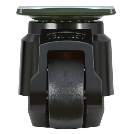 VEVOR set van 4 zwenkwielen, φ50,8 mm, meubelwielen, in hoogte verstelbaar, transportwielen, draagvermogen 0,5 ton, zwaarlastwielen van nylon, nivelleerwielen, lastwielen, loopwielen voor houten planken, meubels, werkbanken