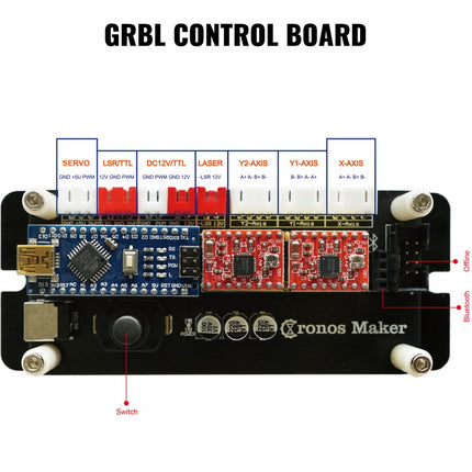 VEVOR Mini Lasergraveermachine Desktop Snijmachine Gravure 56x44x16cm 500MW Oogbescherming Machine Van De Lasergravure Is Perfect Voor Het Graveren