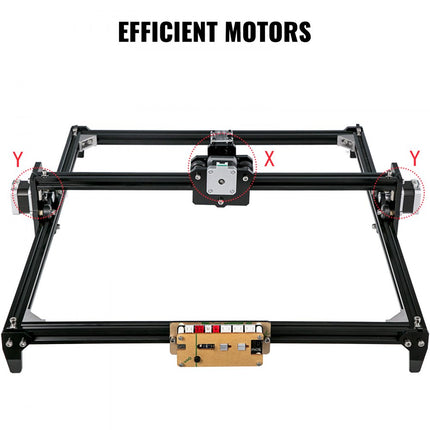 VEVOR Mini Lasergraveermachine Desktop Snijmachine Gravure 56x44x16cm 500MW Oogbescherming Machine Van De Lasergravure Is Perfect Voor Het Graveren