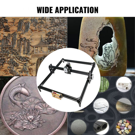 VEVOR Mini Lasergraveermachine Desktop Snijmachine Gravure 56x44x16cm 500MW Oogbescherming Machine Van De Lasergravure Is Perfect Voor Het Graveren