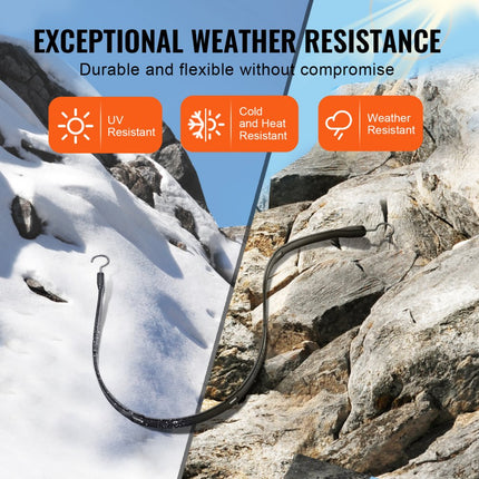 VEVOR spanrubber met haak spankabel bagagerubber expander fiets 4-delig 1m