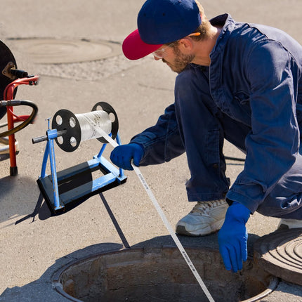 VEVOR polyester trekkoord 33m x 1,6cm 998kgf trekcapaciteit bedrukte kabeltrekband voor verpakking, tuinieren, commerciële elektriciteit, bedrading, wit