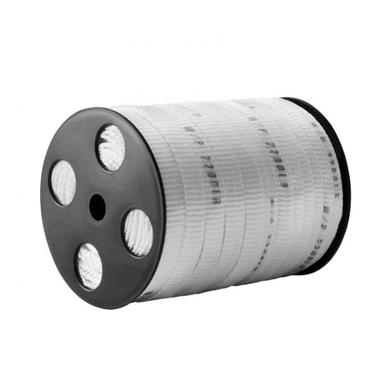 VEVOR polyester spanband 38' x 0,6'' 998 kgf trekvermogen bedrukte kabeltrekband voor verpakking, tuinieren, commerciële elektriciteit, bedrading, wit