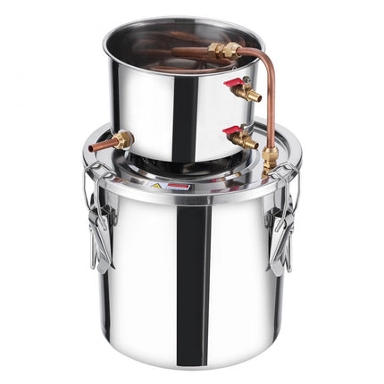 VEVOR Moonshine Still 3 Gal Water Alcohol Distilleerder Brouwset Roestvrij staal